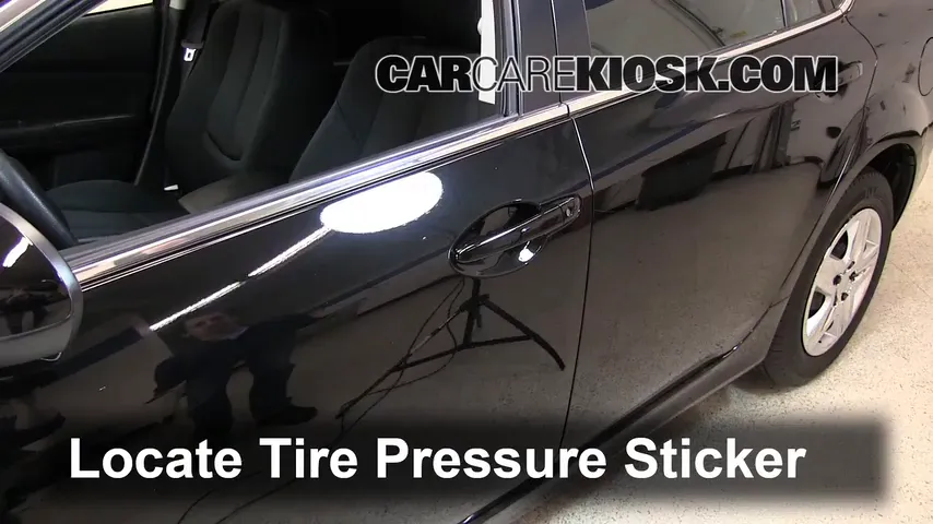 2012 Mazda 6 i 2.5L 4 Cyl. Tires & Wheels Check Tire Pressure